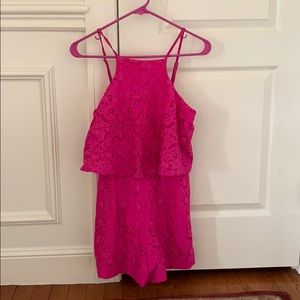 Lilly Pulitzer Pink Romper - TAGS STILL ON